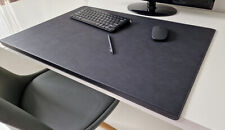 Gewinkelte Schreibtischunterlage Kantenschutz Just Kunst Leder  3 Gr 7 Farben