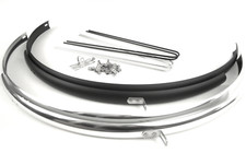 Schutzblech Schutzblechset Aluminium silber schwarz 36 /41mm Urban Rennrad Retro