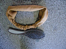 Stirnband Haarband Damen Hair Bands Sommer Stretch mit Haarbürste NEUw.