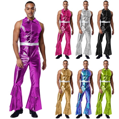 Herren jumpsuit metallic - de,