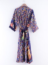 Seide Saree Bedruckt Vintage