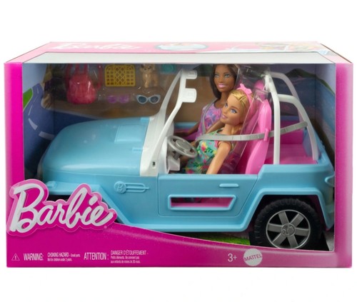 Barbie jeep mit puppen und - jeep,