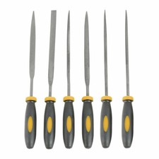 Nadelfeile Feilen 6-teiliges Präzisionswerkzeug-Set mit Kissengriffgriffen