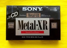 1x SONY METAL-XR 60 Cassette Tape 1992-1994 + OVP + SEALED + #2