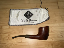 edle BBB Best make London England 713 Tabak Pfeife Tabakpfeife im Stoffbeutel