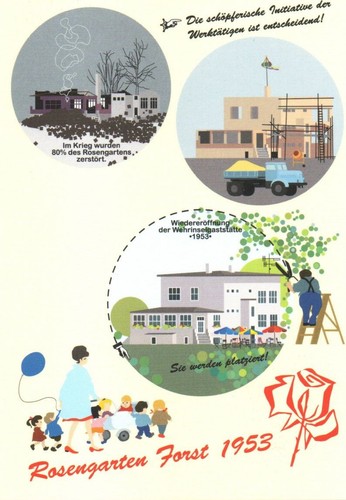 Rosengarten forst 1953 - "rosengarten,