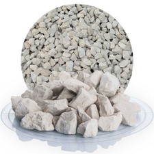 Schicker Mineral Kalk Ziersplitt beige 500 kg Big Bag Zierkies Steine Yellow Sun