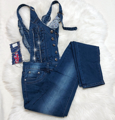 Damen latzjeans jeans - latzjeans,