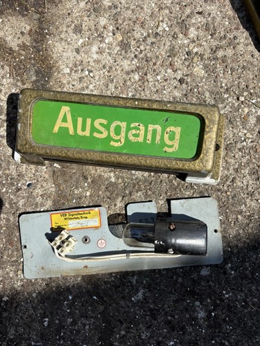 Vintage ausgang schilder aus - vintage,