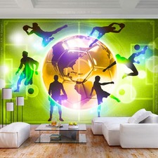 Fußball Kinder Jungen VLIES FOTOTAPETE 3D KINDERZIMMER TAPETE WANDBILD XXL