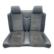 Rückbank Rücksitzbank Leder Alcantara Audi A4 Cabrio 8H B6 B7 schwarz N7U/NK