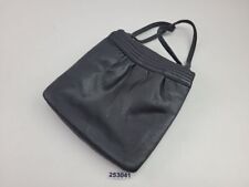Handtasche Mewa Leder Schwarz