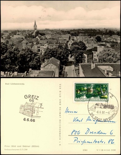 Ansichtskarte bad liebenwerda - bad,