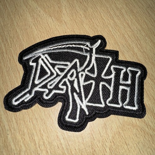 Death logo patch iron - patch,, iron-on
