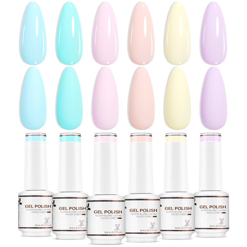 Nicedeco gel nagellack set - nagellack,