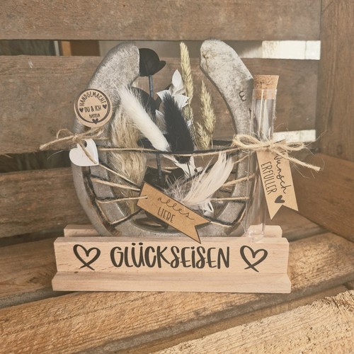 Hufeisen mit namen - hufeisen, geschenk