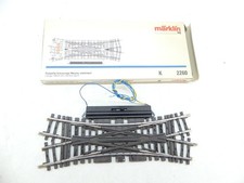 Märklin H0 2260 K-Gleis, Elektrische Doppel-Kreuzungsweiche, TOP in OVP #59400