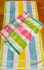 Chinesische Handtücher Handtuch Badestola 3x UNBENUTZT 58/110cm 1970er J. /P6