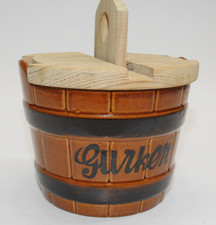 Vintage Gurken Topf, Keramik