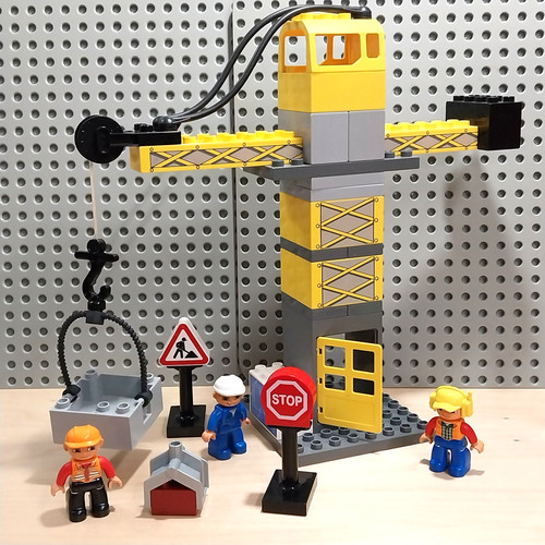 Lego duplo großen baukran - lego, mit