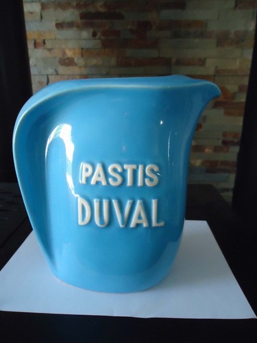 Karaffe krug pastis duval blau - karaffe,