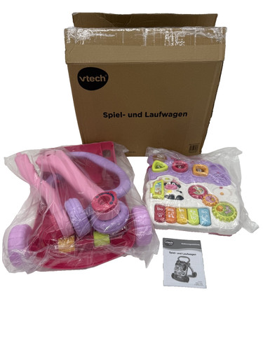 Vtech spiel und laufwagen pink - und,