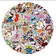 50x Cartoon Mix 90er Sticker