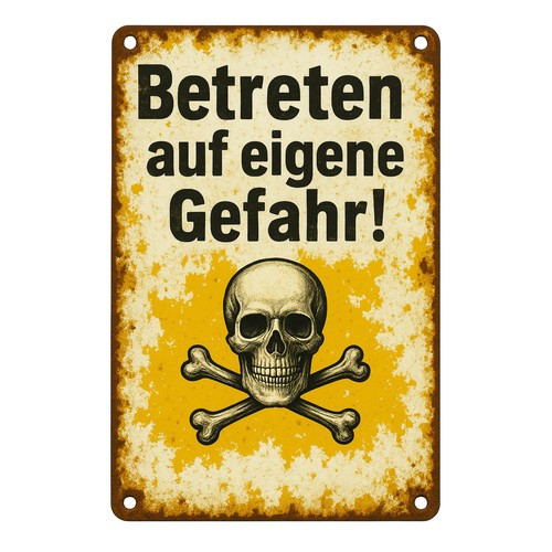 Betreten gefahr hinweis - betreten,