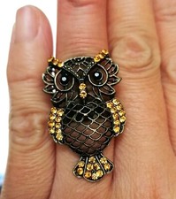 Verstellbarer Eulenring im