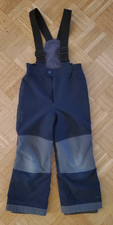 dunkelblaue VAUDE Kid's Snow Cup Pants III Skihose, Schneehose in Größe 110/116