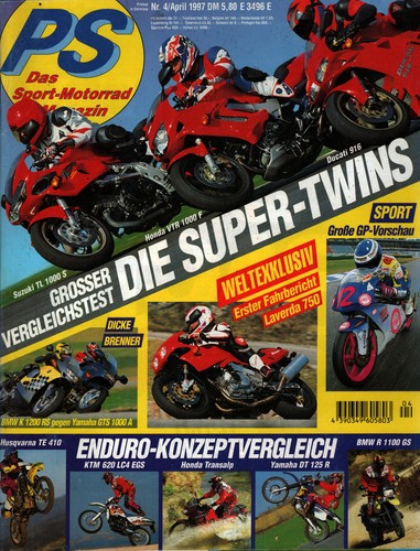 Zeitschrift motorrad 4 - zeitschrift, ps