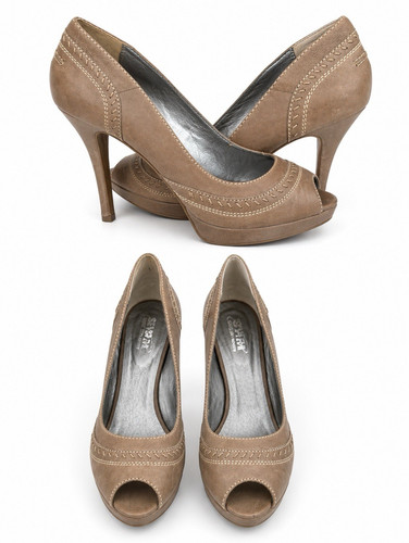 Spm damen pumps braun - braun, toe