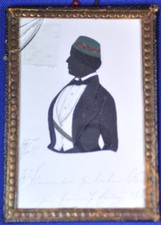 Studentika. Corps Teutonia Gießen. Silhouette. 1848