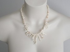 Kette Koralle Astkoralle Weiß