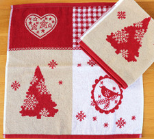 2x Handtücher Weihnachten