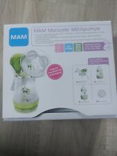 MAM Manuelle Milchpumpe mit zwei Easy Start Anti-Colic Flaschen, kaum genutzt