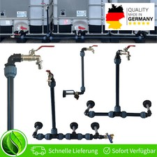 IBC Schwanenhals Verbindungsset 2-3 Tanks Container, Erweiterbar, IBC Auslauf