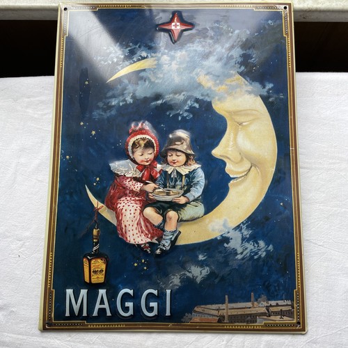 Blechschild geprägt und