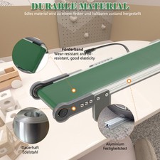 50cm Elektrisches Desktop-Förderband Transportband Bandförderer AC 100-240V