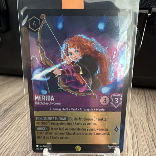 Disney lorcana merida 207 - disney,
