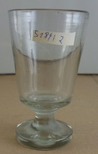 antikes schweres Glas Becher