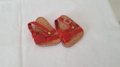 Paar rote puppenschuhe - paar,