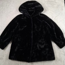 Webpelzmantel Damen L schwarz