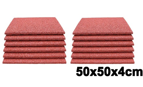 Gs40 fallschutzmatten rot - 12, x