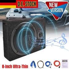 8" 800W  Auto Untersitz Subwoofer Bass Box Aktiv Subwoofer Kompakt Lautsprecher