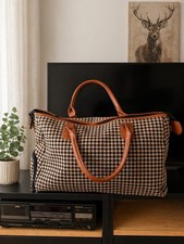 Große Hahnentritt Tasche