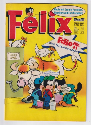 Felix 715 mit - , goldmedaille