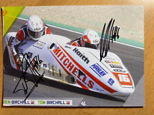 Ben Birchall Tom Autogramm handsigniert Motorrad Gespann Rennfahrer WM GB