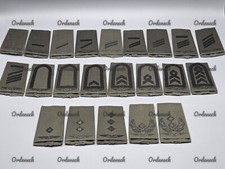 BUNDESWEHR - RANGSCHLAUFEN LUFTWAFFE SCHWARZ/OLIV SCHWINGE - DIENSTGRAD WÄHLBAR