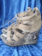 Schlangenoptik Sandaletten Kennel &  Schmenger Schuhmanufaktur Gr. 39 